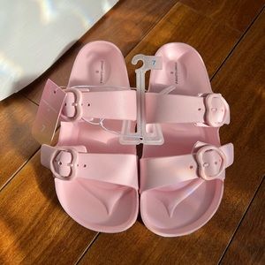 Stoney Clover Lane X Target Pink Sandals sz 7